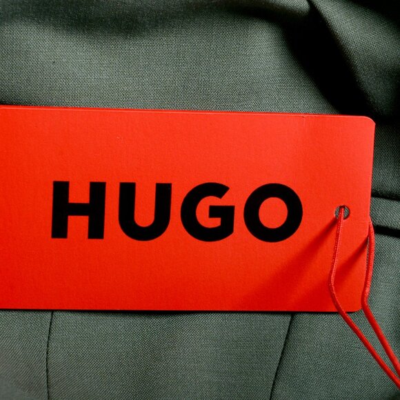 Hugo Boss Men's "Hesten232X" Extra Slim Fit Sage Wool Dress Pants US 32R IT 48 - Picture 4 of 5